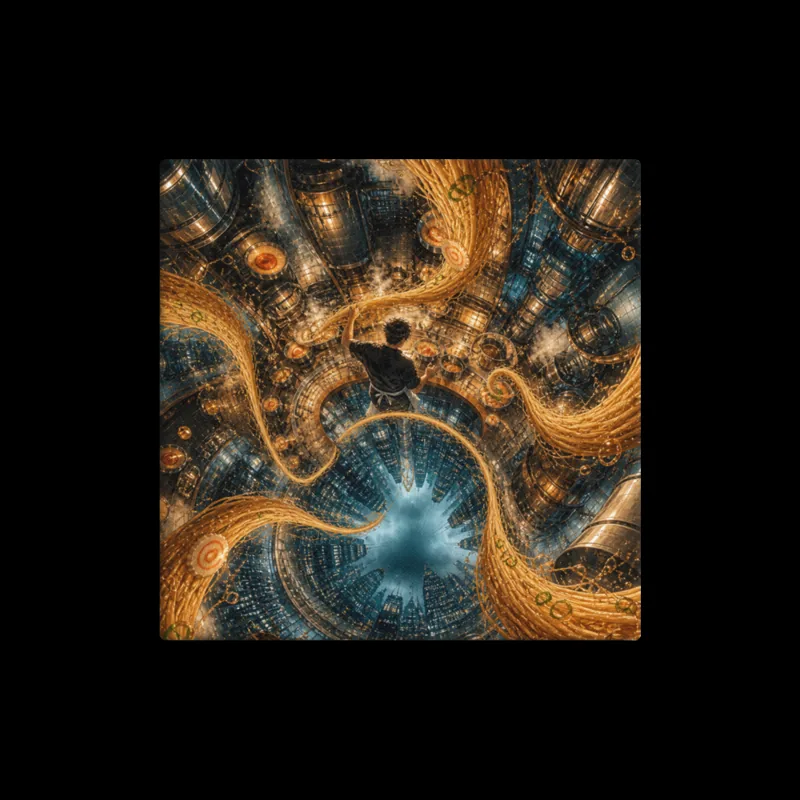 Midnight Broth Orbit auf Leinwände